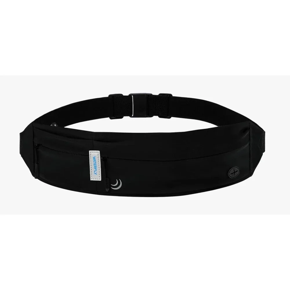 New RNX Black Adjustable Waist Running Belt Waist Pack
